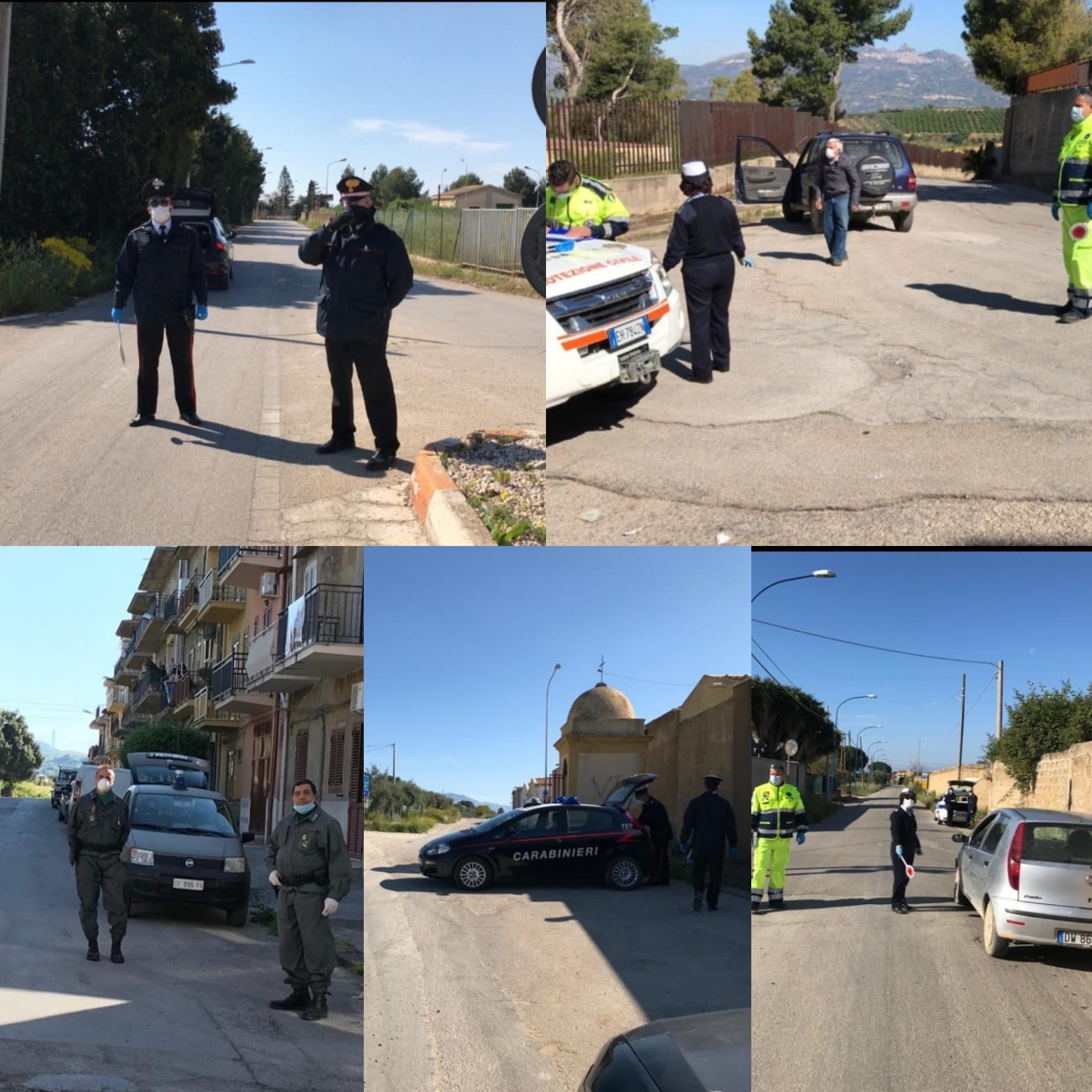 Ribera controllata palmo a palmo dalle forze dell'ordine per evitare i trasferimenti al mare o in campagna
