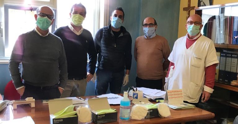 Consegnati negli ospedali di Sciacca e Ribera dispositivi di protezione da gruppi religiosi di Calamonaci, Lucca e Villafranca Sicula