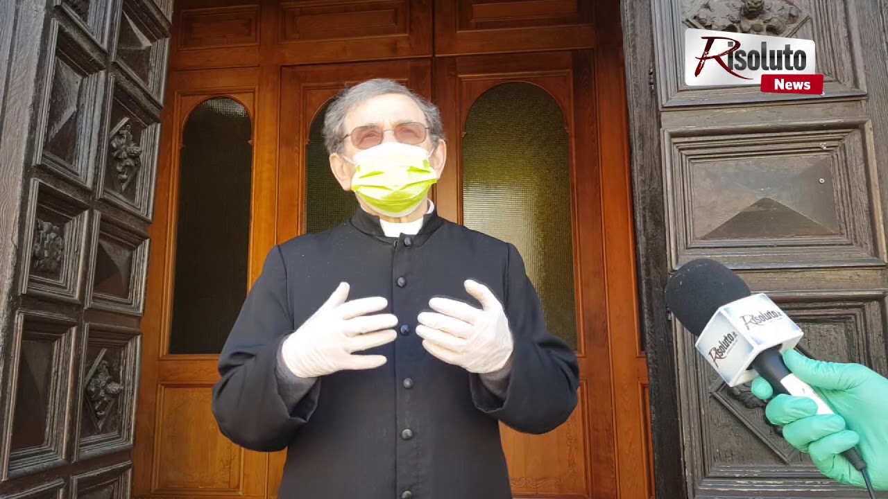 Padre Marciante riapre la Basilica della Madonna del Soccorso di Sciacca (Video)
