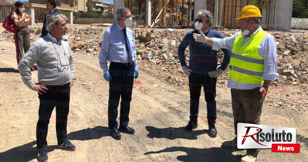 Nuovo direttore dei lavori e 50 operai nel cantiere per il completamento delle case popolari di Largo Martiri di via Fani a Ribera