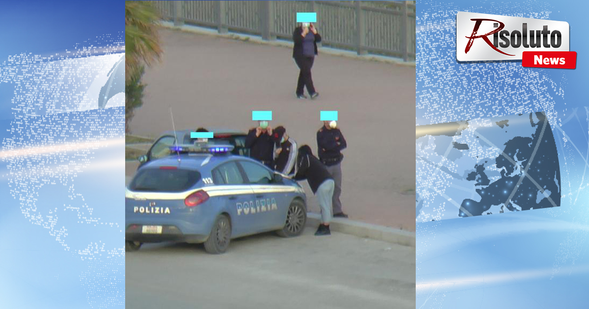 Troppa gente in via Allende a Sciacca e arriva la polizia