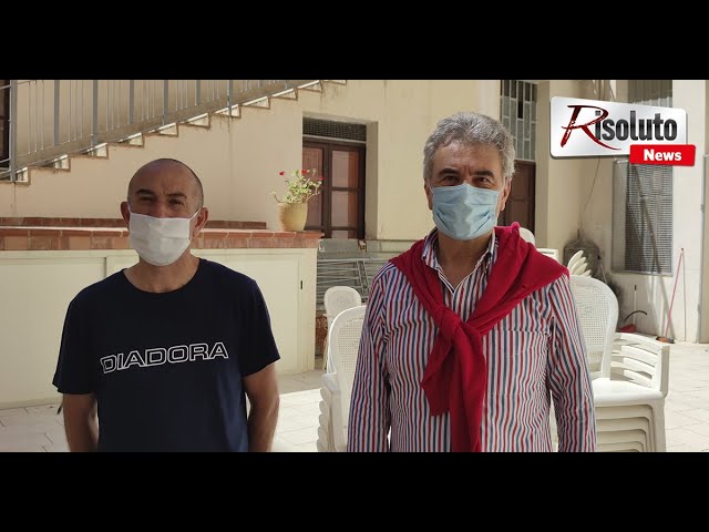 Mensa della Solidarietà all'aperto a Sciacca per rispettare il distanziamento (Interviste)