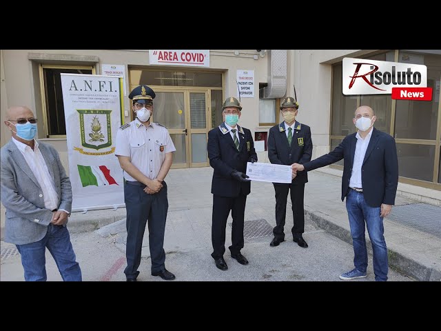I finanzieri in congedo consegnano 10 mila euro all'ospedale di Sciacca (Intervista)
