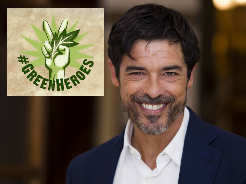 L’attore Alessandro Gassmann promuove la comunità nata dal Museo dei Cinque Sensi di Sciacca #GreenHeroes