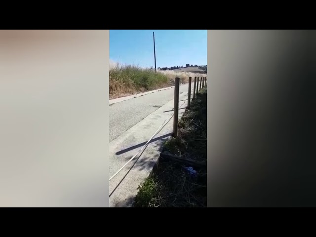 A Menfi rubano un chilometro di cordicella di recinzione della pista ciclabile, Viviani: “Vigliacchi”(Video)