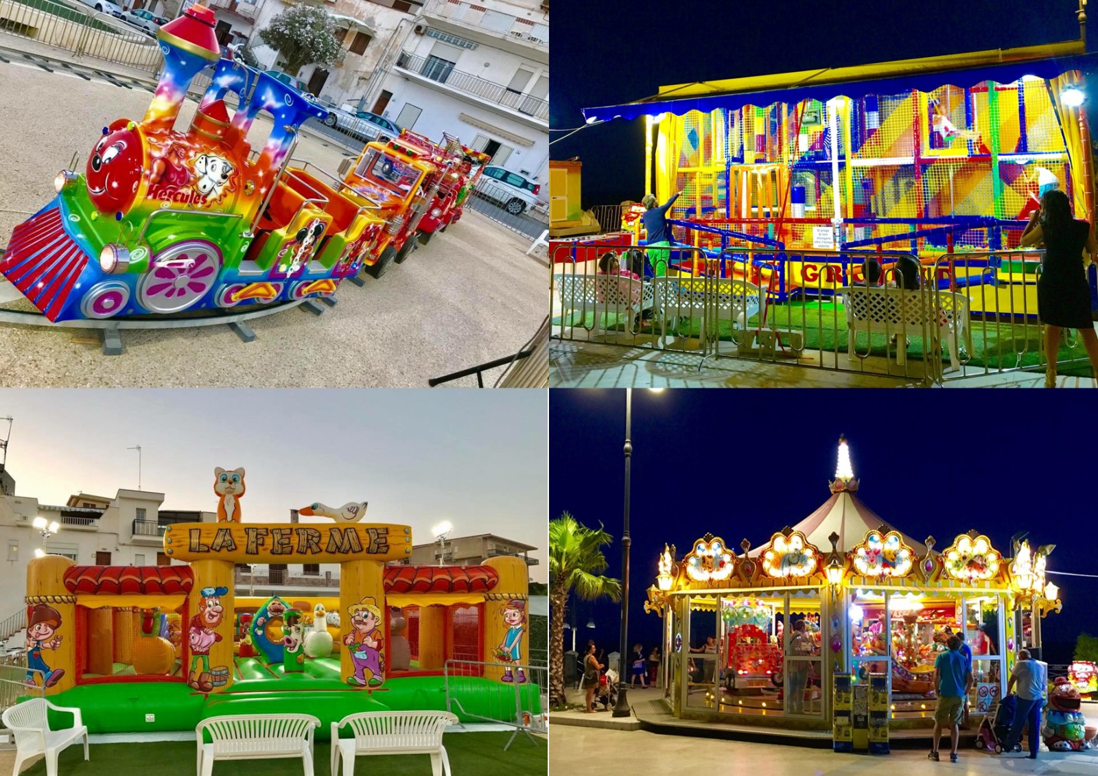Da lunedì riapre la giostra di piazza Scandaliato a Sciacca e nel weekend luna park anche allo Stazzone