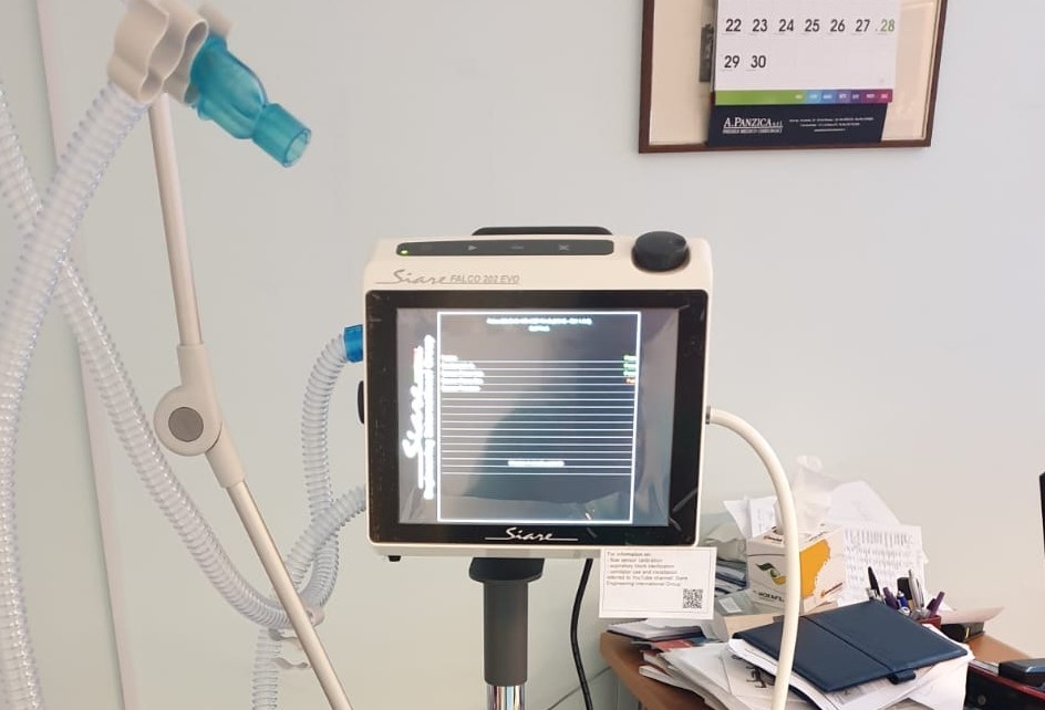 Altre apparecchiature consegnate dall'associazione Capurro all'ospedale di Sciacca