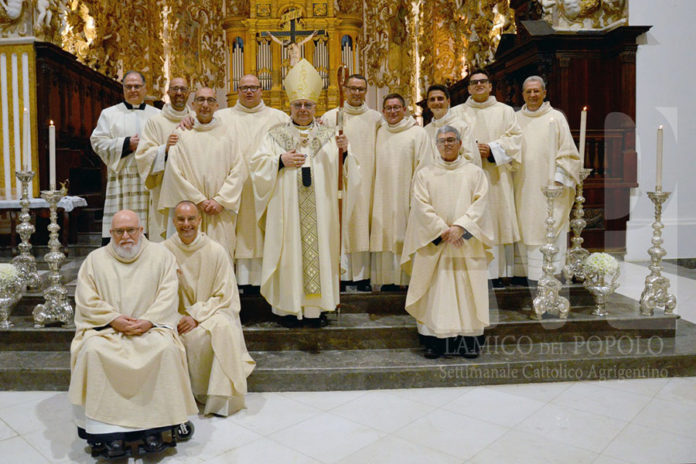 Sei nuovi presbiteri nella chiesa agrigentina e tra loro il menfitano Salvatore Piazza