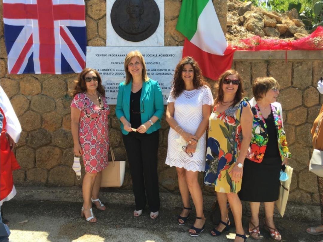 Agrigento ricorda con una stele a lui dedicata il capitano Alexander Hardcastle