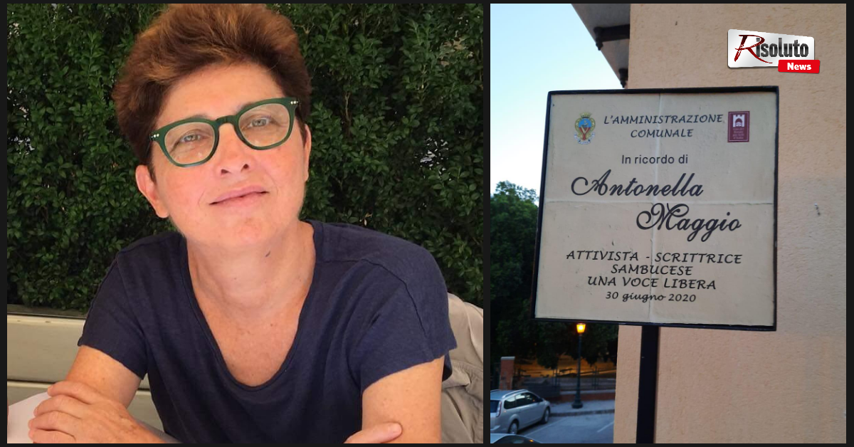 Sambuca, celebrata ieri la cerimonia commemorativa in ricordo della scrittrice Antonella Maggio
