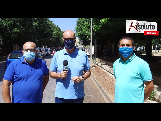 Marciapiede sporco e manto stradale dissestato, non un bel biglietto da visita l'ingresso a Sciacca dalla via Figuli (Interviste)