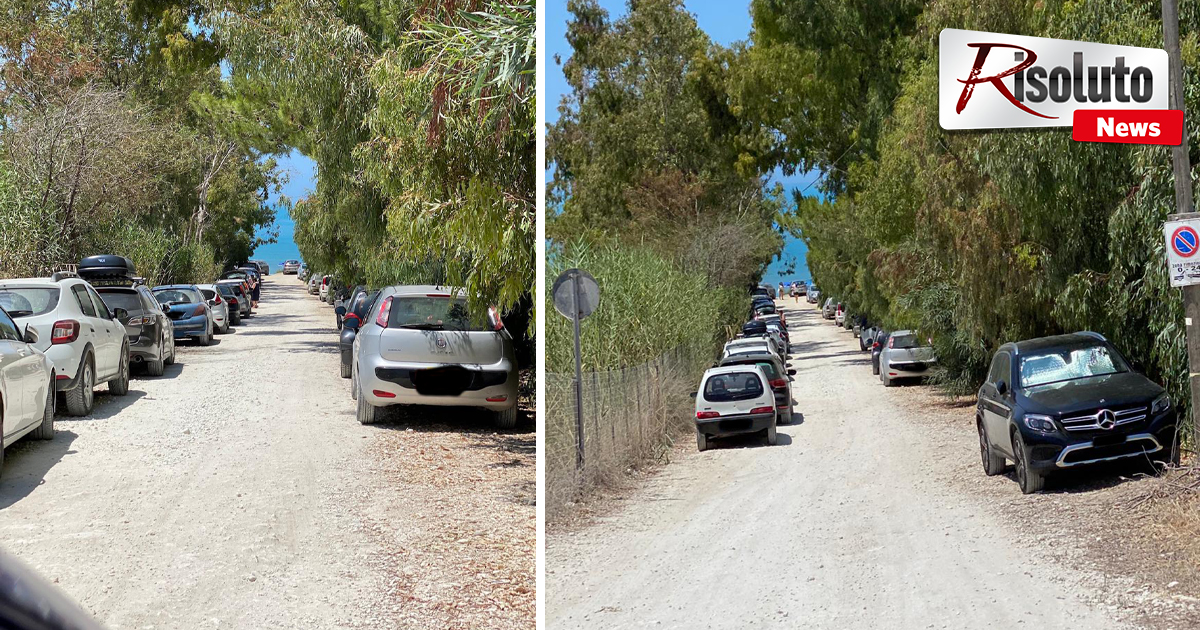 Senza controlli nessun rispetto per i divieti di sosta nella località balneare di San Giorgio a Sciacca