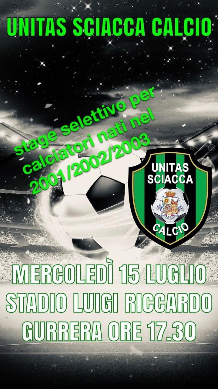 Stage selettivo dell’Unitas Sciacca per giovani calciatori
