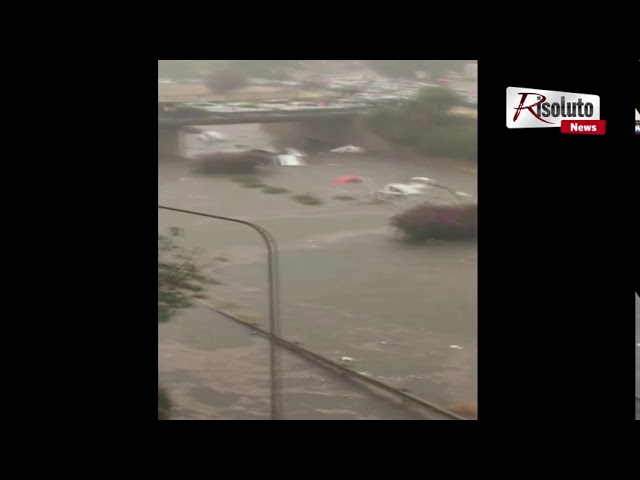 Bomba d'acqua su Palermo, due morti e citta' in tilt (Video)
