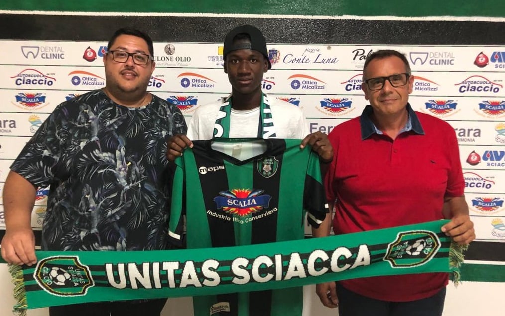 Ancora un rinforzo a centrocampo per lo Sciacca con l'arrivo di Saliou Sanny