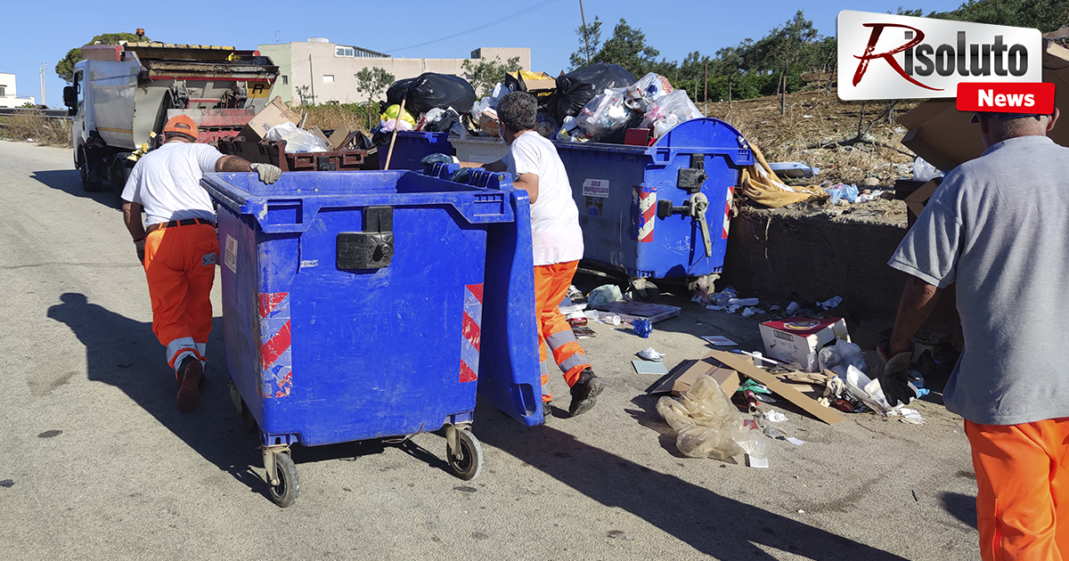 Rifiuti, domani a Sciacca raccolta della frazione umida ed eco-bus a Lumia e Piana