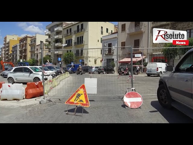 Cantiere in corso in via Cappuccini e disagi alla viabilità, termine dei lavori previsto nelle prossime ore