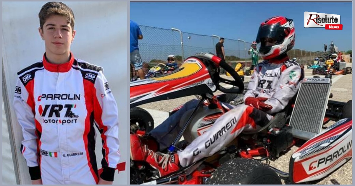 Il margheritese Guirreri in corsa per il titolo italiano di kart