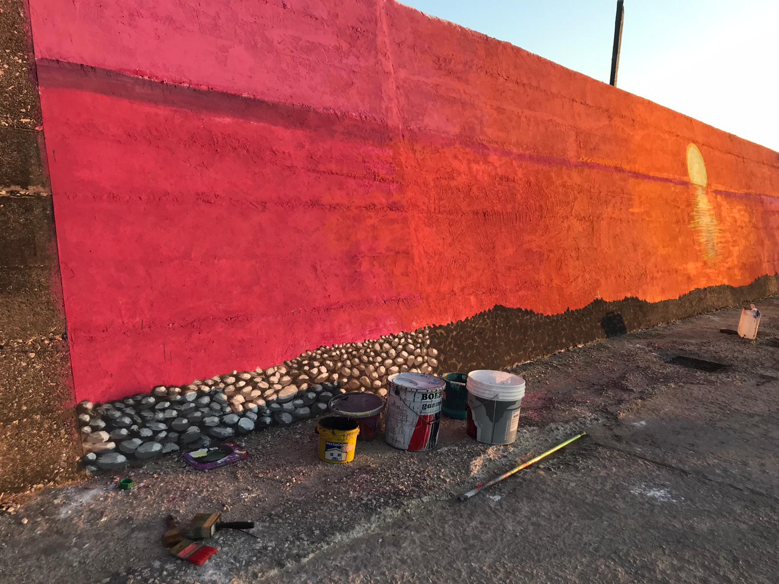 Un nuovo murales a Porto Palo di Menfi