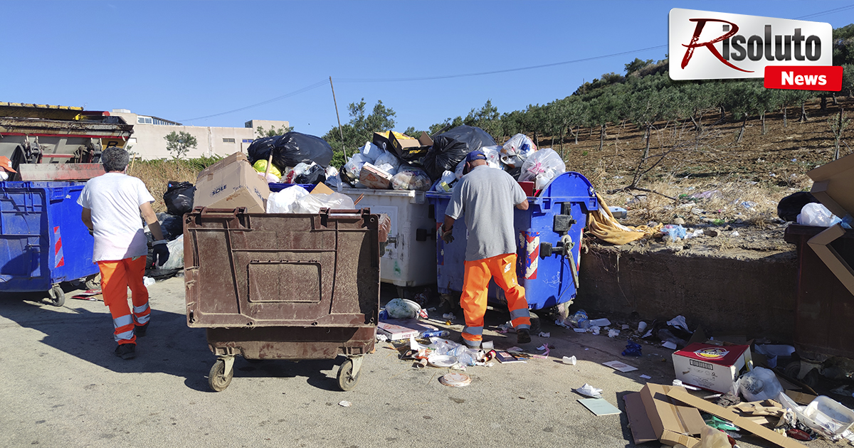 Rifiuti, cambia il turno a Sciacca e domani, mercoledì, si raccoglierà l’indifferenziata