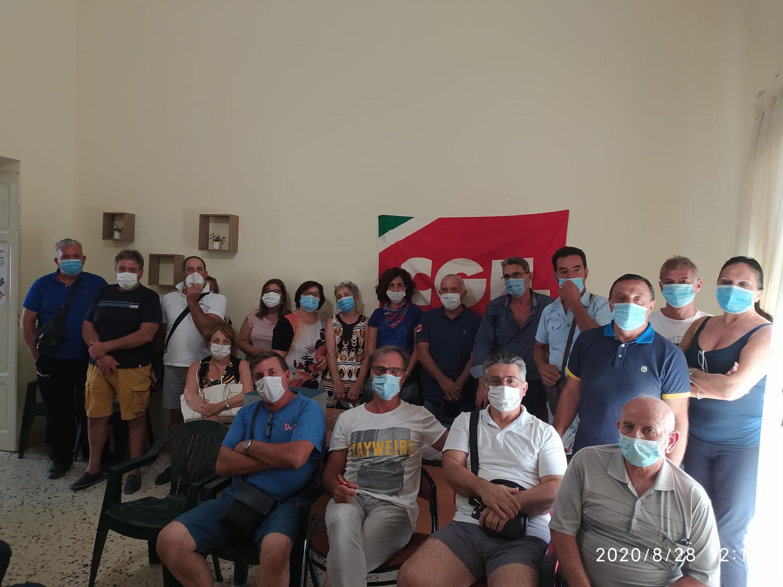 I lavoratori socialmente utili del Comune di Ribera in stato di agitazione
