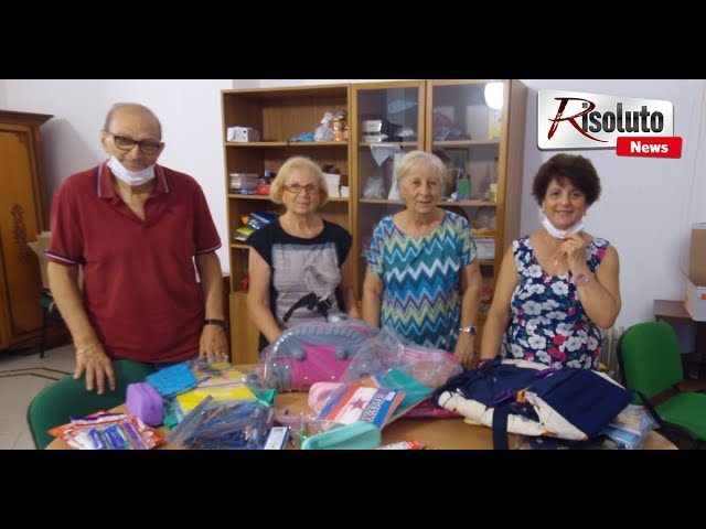 Uno zaino per tutti, iniziativa di solidarietà del Gruppo Volontario Vincenziano della Perriera