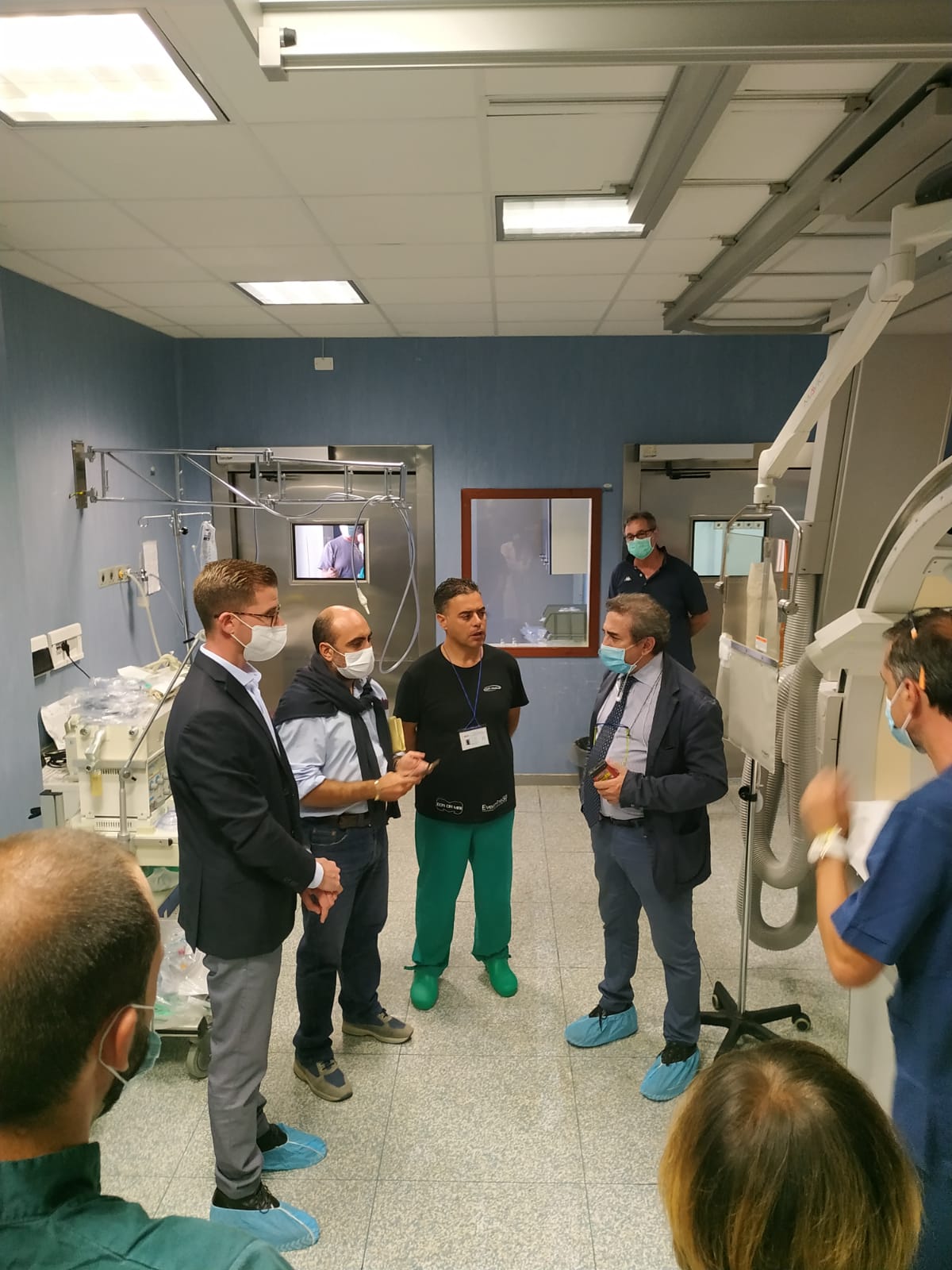 Lavori in corso al Giovanni Paolo II di Sciacca per l'installazione di un angiografo di ultima generazione