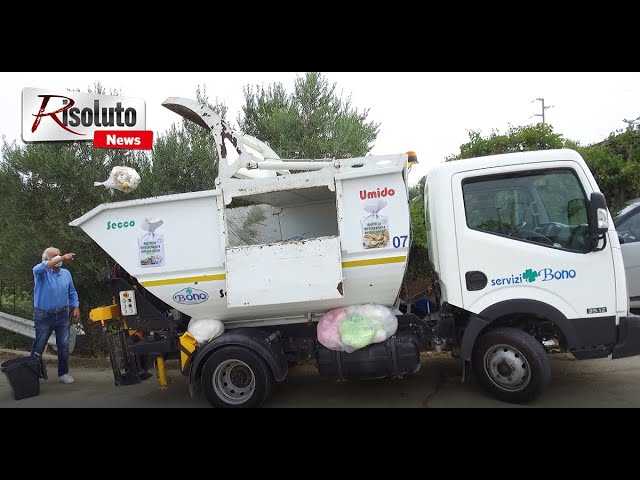 Ritiro dell'umido a Sciacca partito soltanto alle undici, cittadini arrabbiati:"Siamo stanchi e stufi" (Video)