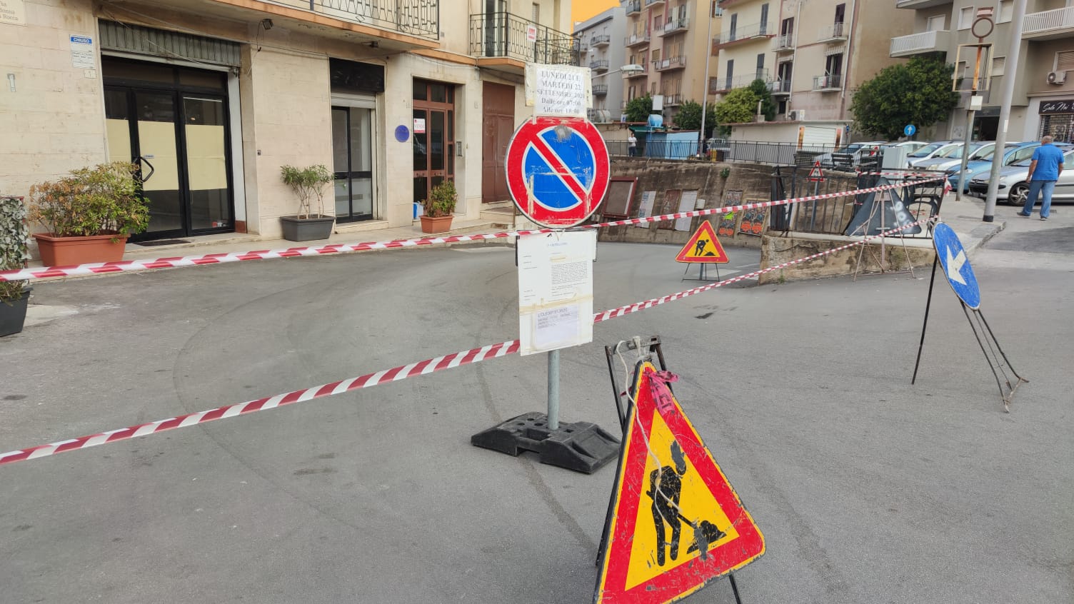 Due giorni di lavori Enel a Sciacca, chiusa la via Madonna della Rocca