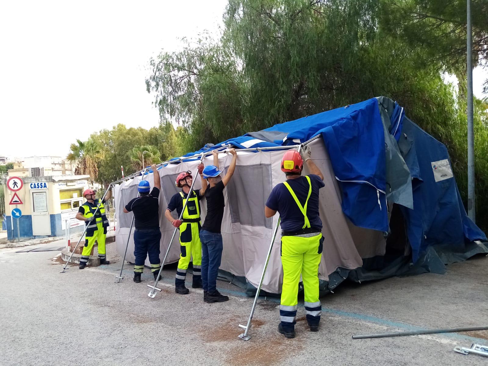 Prelievo tamponi Covid da domani saranno effettuati nell'area di parcheggio del Giovanni Paolo II di Sciacca