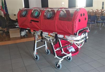 Nessuna barella di biocontenimento per l'ospedale di Sciacca, a maggio scorso la Onlus "Fiamme Gialle" ha donato una somma a cio' destinata