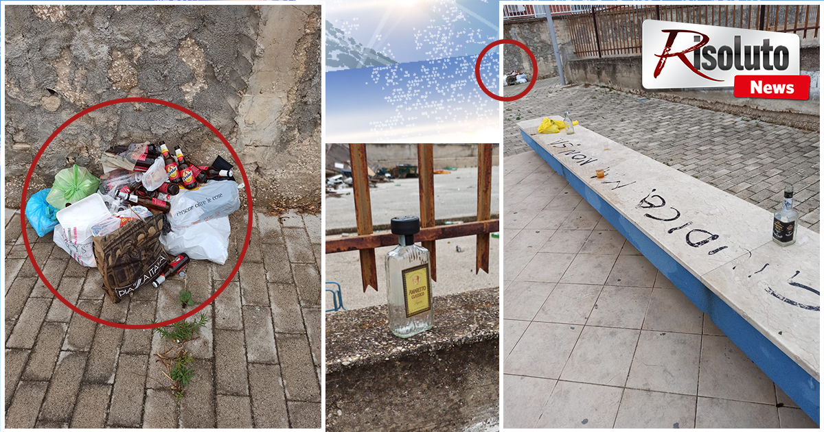 Parcheggio Catusi: il giorno dopo un altro weekend di degrado e inciviltà