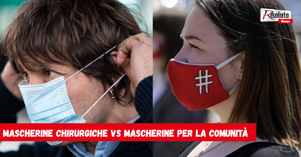 Mascherine chirurgiche e "mascherine per la comunità", dall'Istituto Superiore di Sanità le indicazioni per un uso corretto