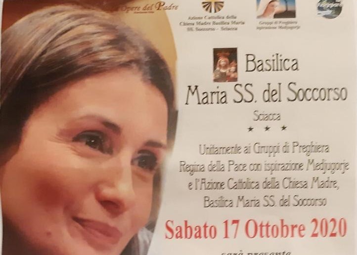Questa sera alle 20 su Risoluto.it la testimonianza di vita di Claudia Koll dalla Basilica della Madonna del Soccorso di Sciacca