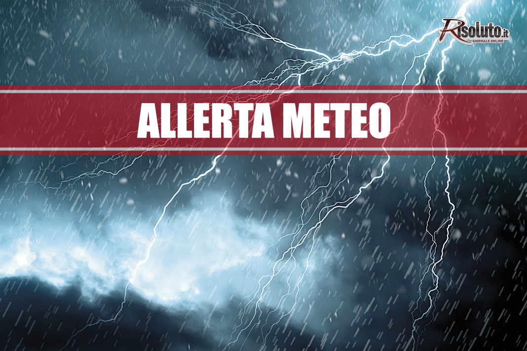 Maltempo, allerta meteo gialla in tutta la provincia