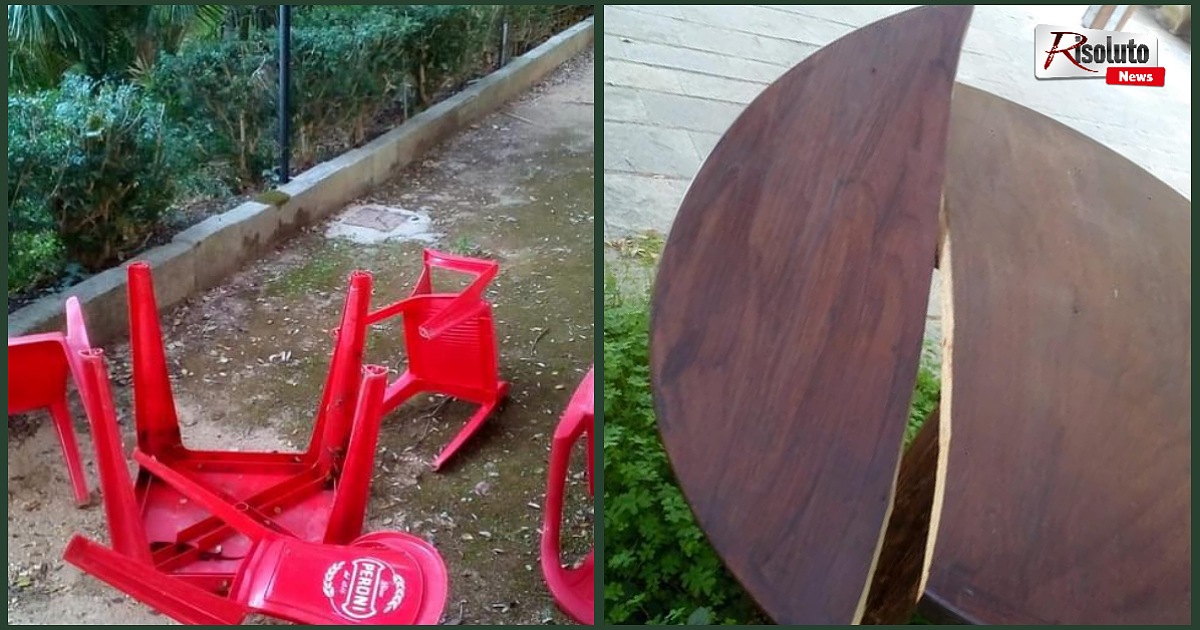 I vandali danneggiano a Santa Margherita Belice ed i volontari sistemano tutto