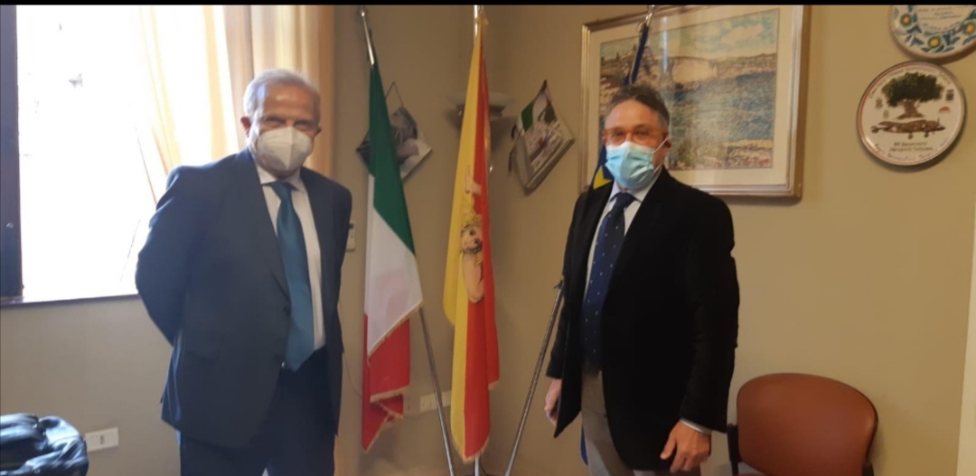 Sciacca, il senatore Marinello incontra il commissario Valenti per parlare dei progetti saccensi in sospeso