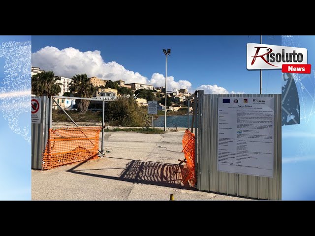 Ripresi i lavori per realizzare una nuova banchina al porto di Sciacca (Video)