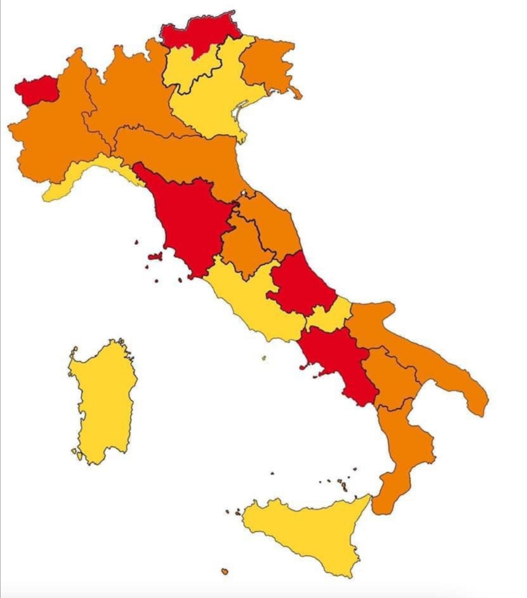 Da domani la Sicilia sarà zona gialla, ecco cosa cambia