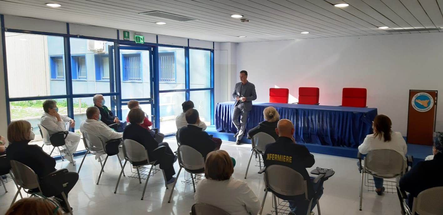 Incontro tra personale infermieristico del San Giovanni di Dio e commissario Asp, al via anche processi di umanizzazione per i degenti Covid