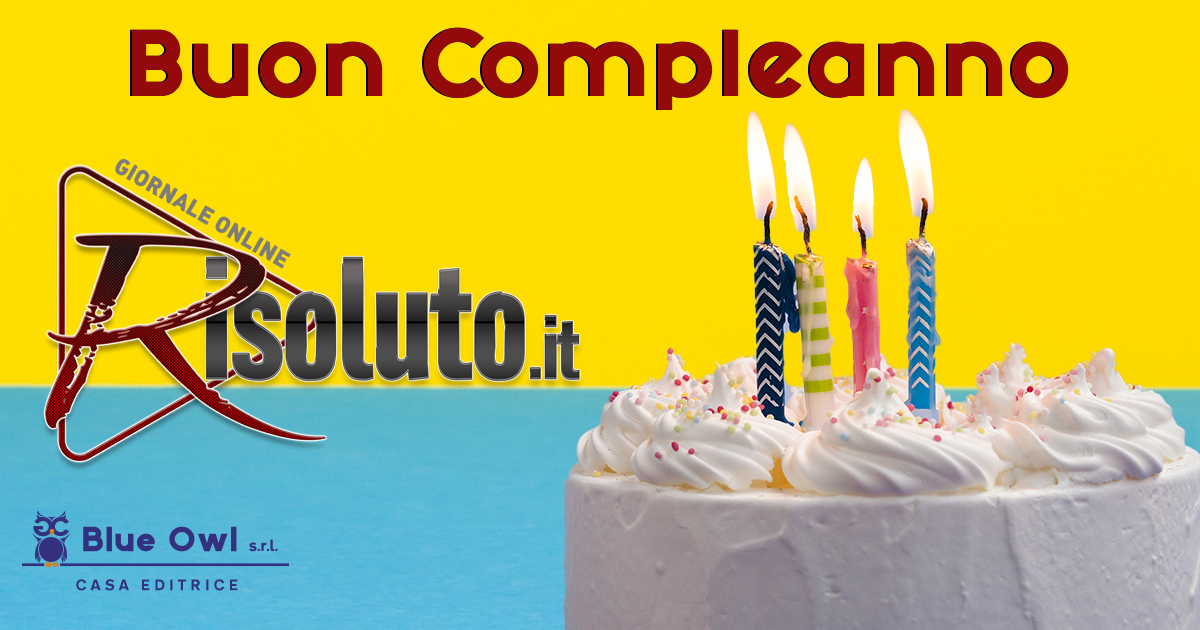 Compie quattro anni Risoluto.it, oggi una speciale diretta web per festeggiare  il giornale online