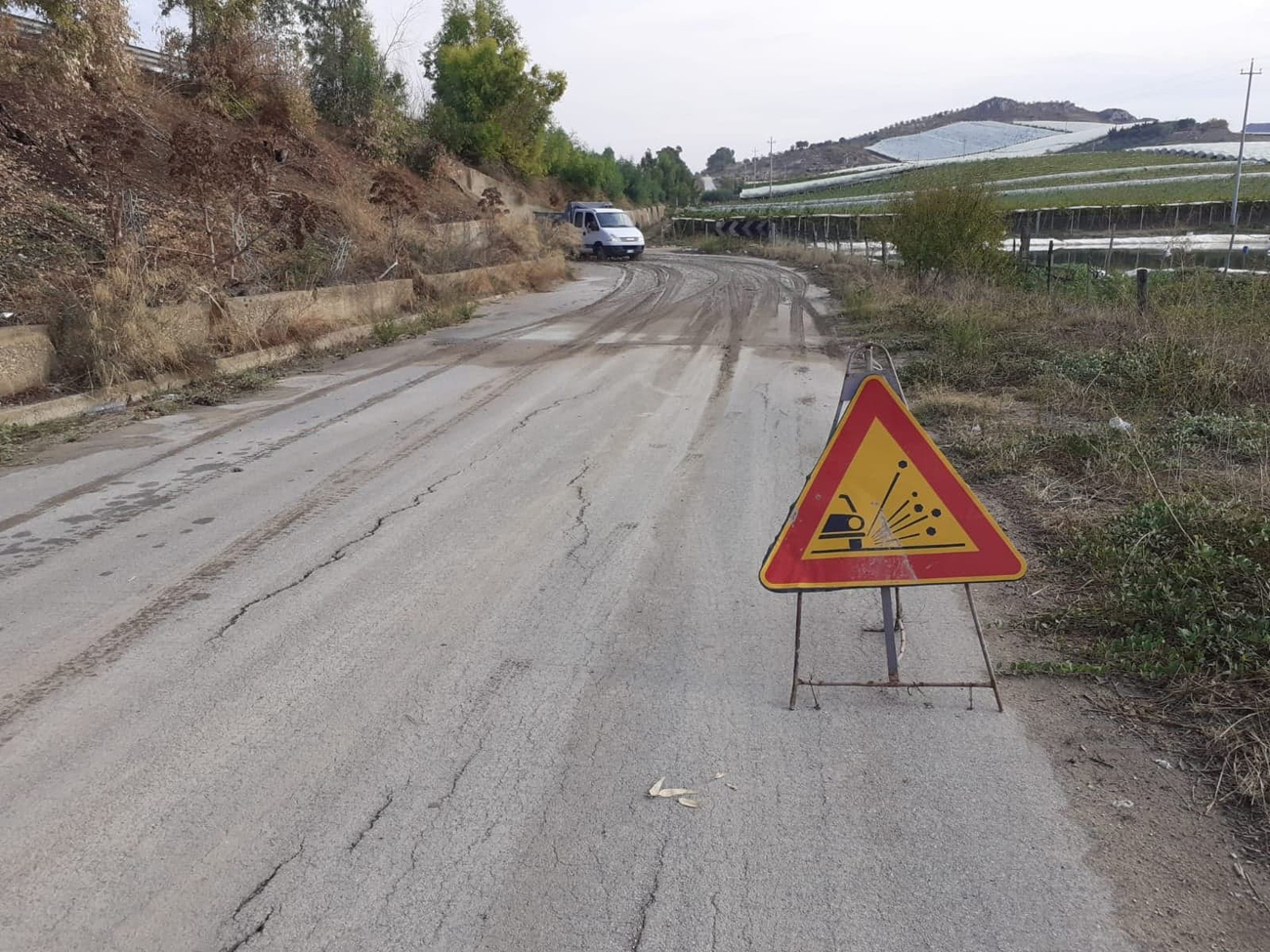 A Menfi, Ribera e Sambuca manutenzione straordinaria nelle strade provinciali