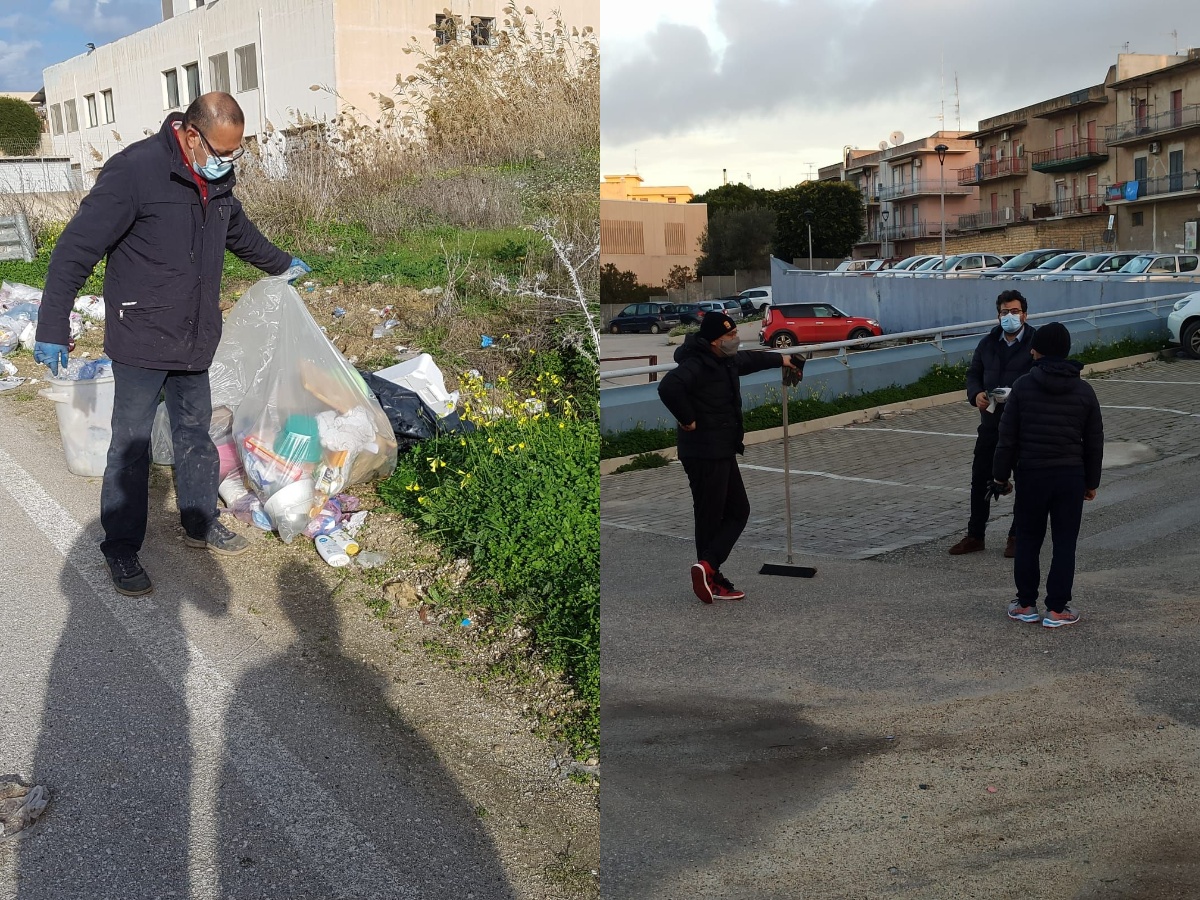 Cittadini in campo per la pulizia di aree degradate, dal parcheggio Catusi alla contrada Bordea - Guardabasso