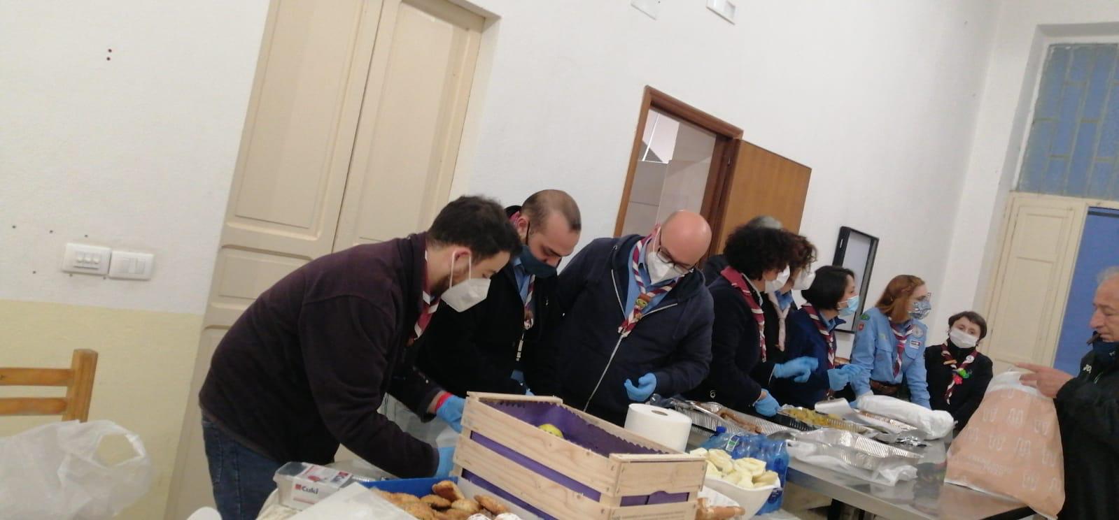 Mensa della Solidarietà di Sciacca, in aiuto anche il gruppo Agesci Sciacca 2