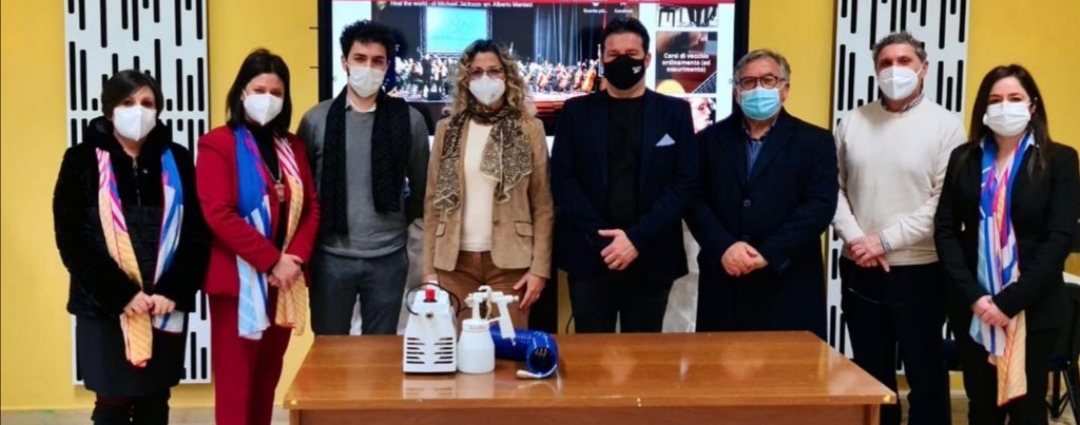 Il Rotary Club di Ribera dona un sanificatore professionale all'istituto Toscanini