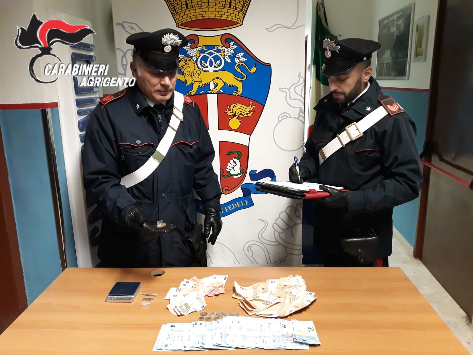 Ancora un arresto per droga a Ribera, carabinieri sempre in azione
