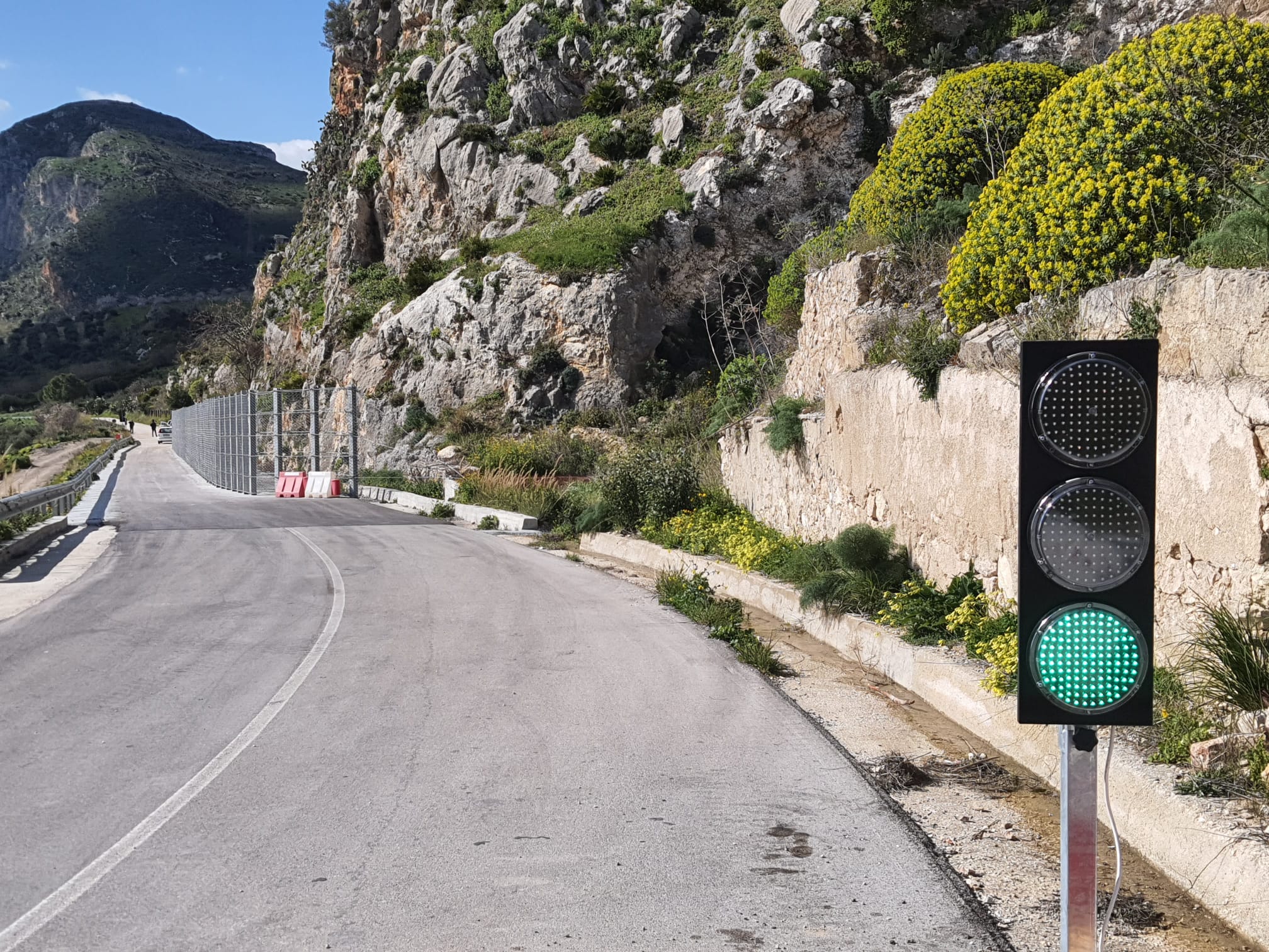 Riaperta questa mattina al transito la strada provinciale Sciacca- Caltabellotta