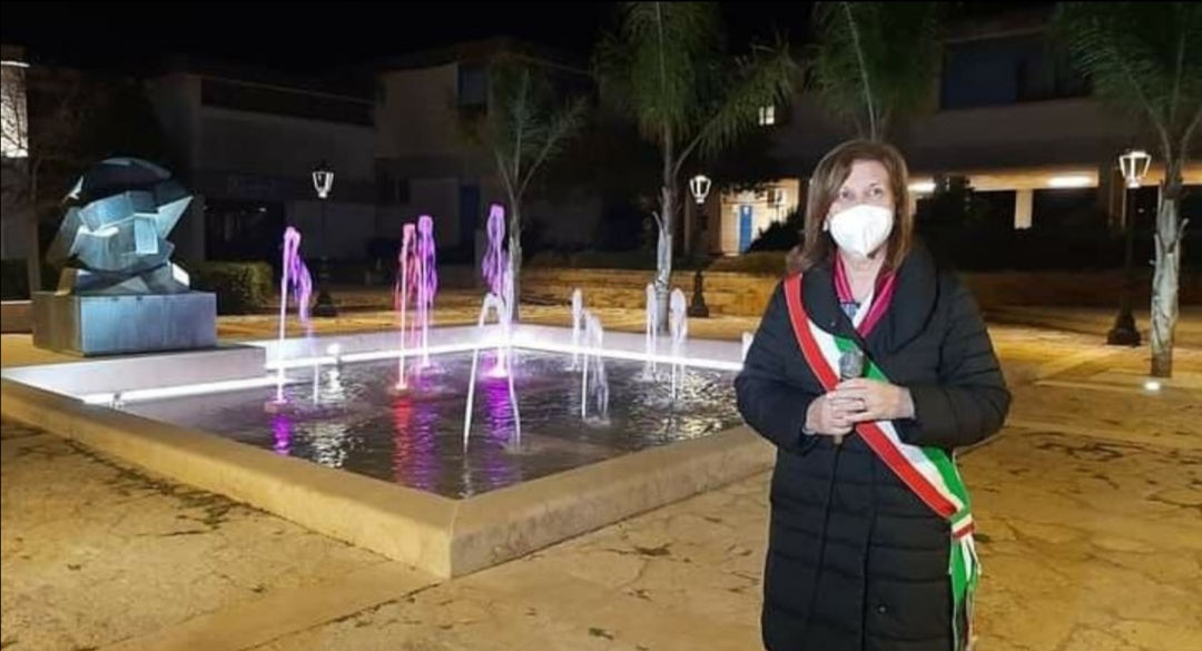 Montevago, inaugurata la fontana restaurata in piazza della Repubblica grazie a Democrazia Partecipata (Video)