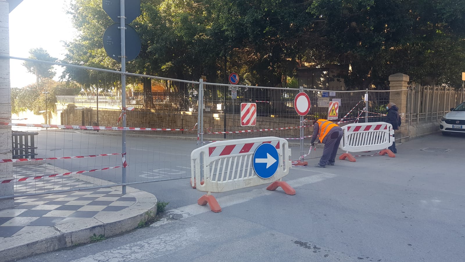 Via Agatocle a Sciacca chiusa al transito, dopo i sopralluoghi si attendono i lavori
