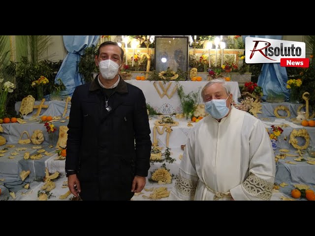 Altare di San Giuseppe realizzato dagli utenti della comunità del Giglio di Sciacca